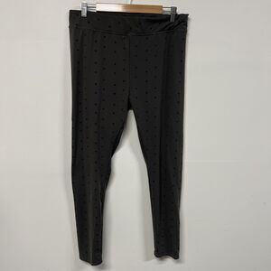 Pendleton XL Grey Patterned Legging Pants Pull-On Skinny Stretch High Rise